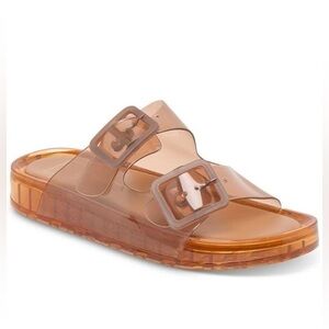 NEW!!! DOLCE VITA JULIO JELLY SANDALS BROWN  Sz 9
